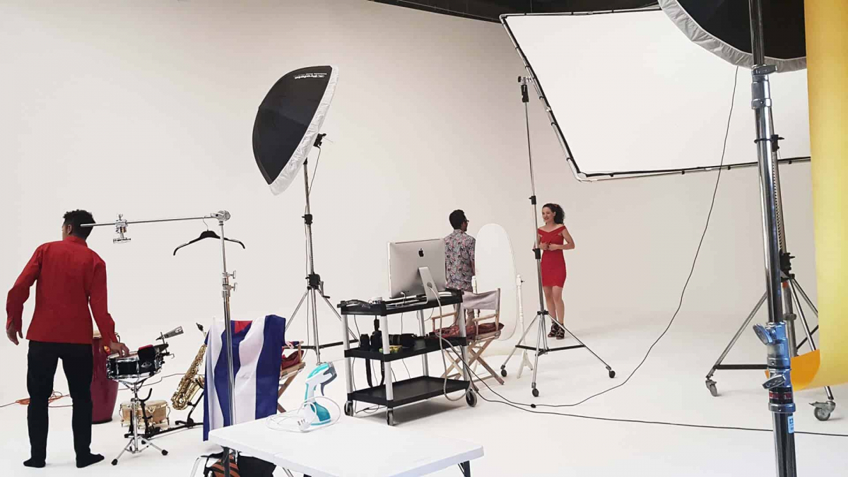 Infinity Cove Studio, Green Screen Studio, Black Out Studio, Drive in