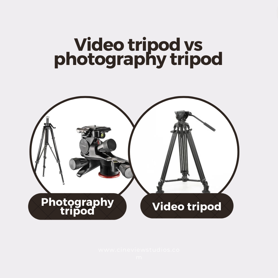 video tripod or photography tripod