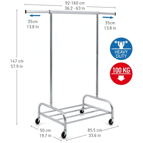 Heavy duty rails