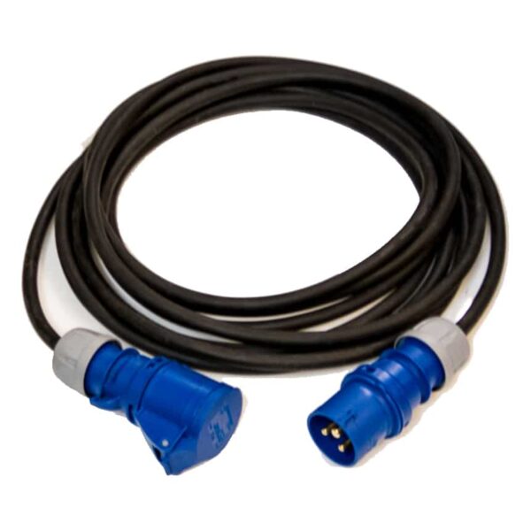 16A studio power cable with blue connectors