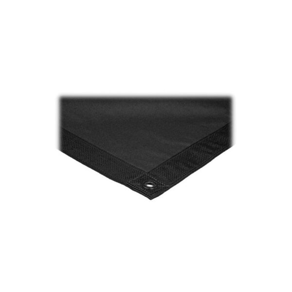 Black studio fabric for blocking light and controlling spill