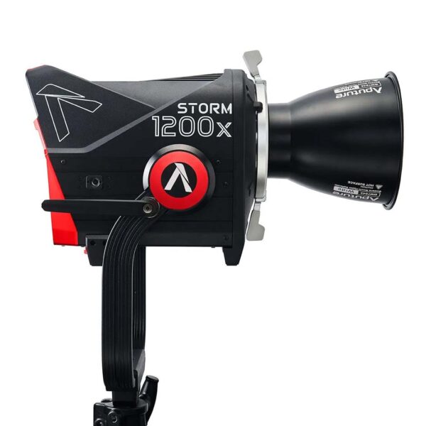 Aputure STORM 1200x professional lighting fixture available from the in-house equipment range