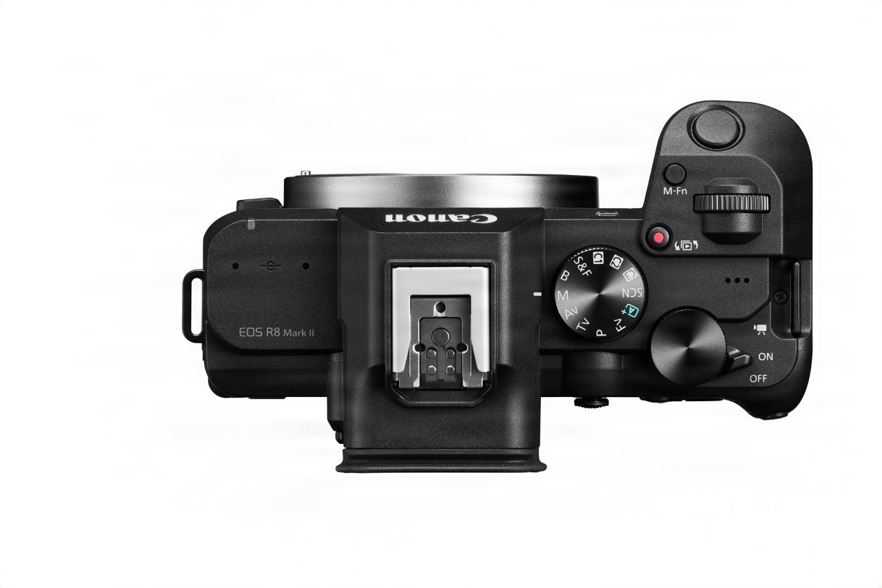 Film & Photo Studio Hire London | Cineview Studios | Canon EOS R8 Mark II reaches its UK shipping date: preorder status checked Top view of the Canon EOS R8 Mark II camera and its controls