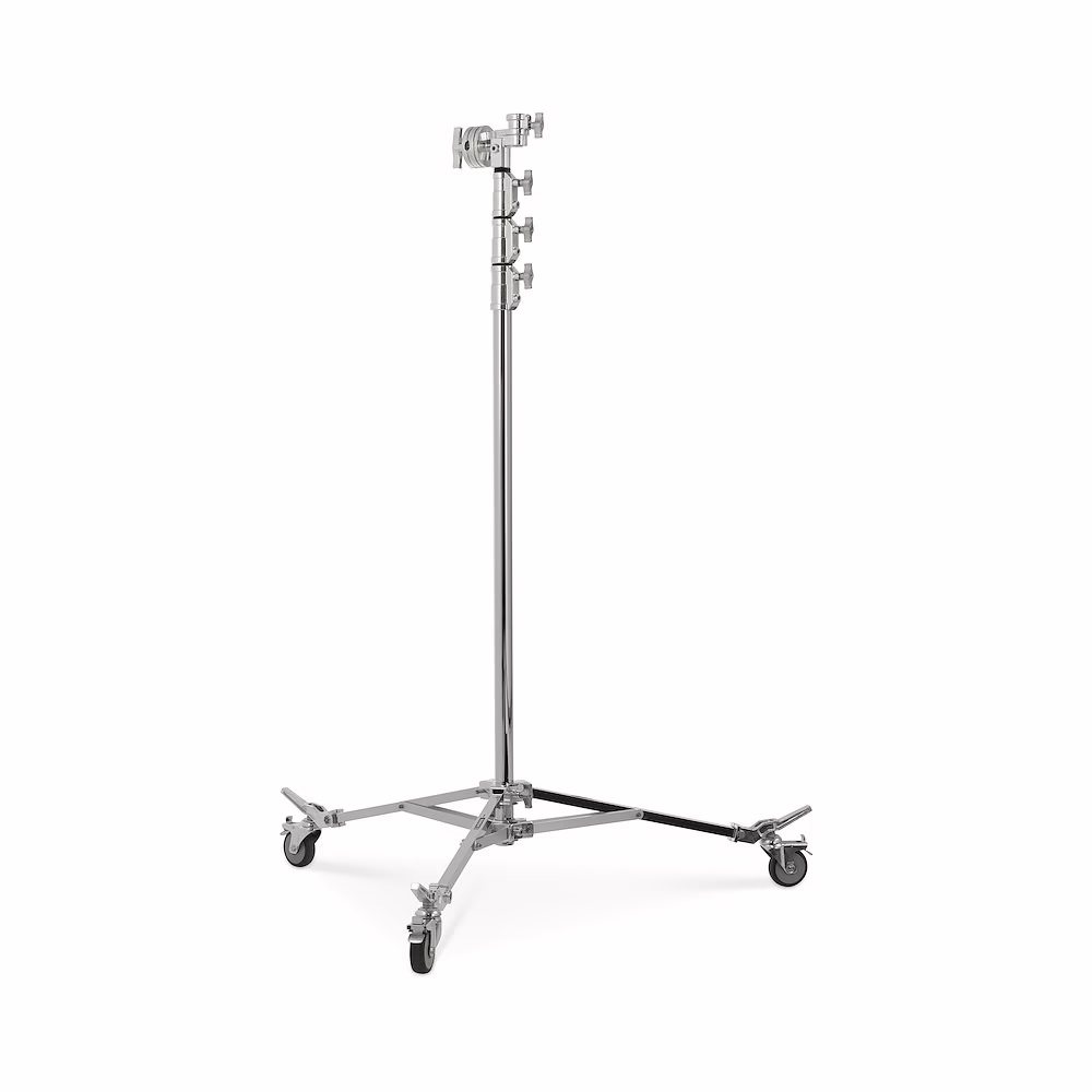 Avenger Overhead Stand 58 CS Large Roller 3 Riser available for studio equipment hire at Cineview Studios London