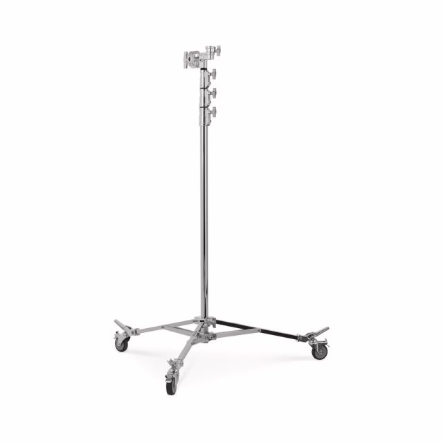 Avenger Overhead Stand 58 CS Large Roller 3 Riser available for studio equipment hire at Cineview Studios London