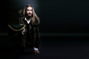 Character portrait in dramatic studio lighting
