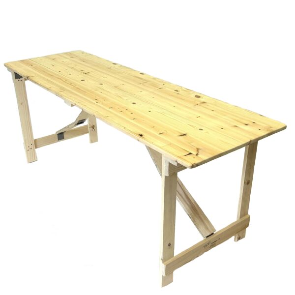 Wooden trestle table (6ft)
