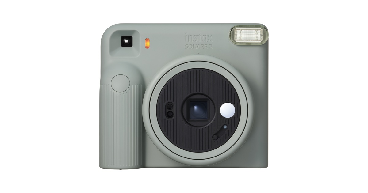 Fujifilm instax SQUARE 2 in Slate Blue with its Cool Mood Filter engaged